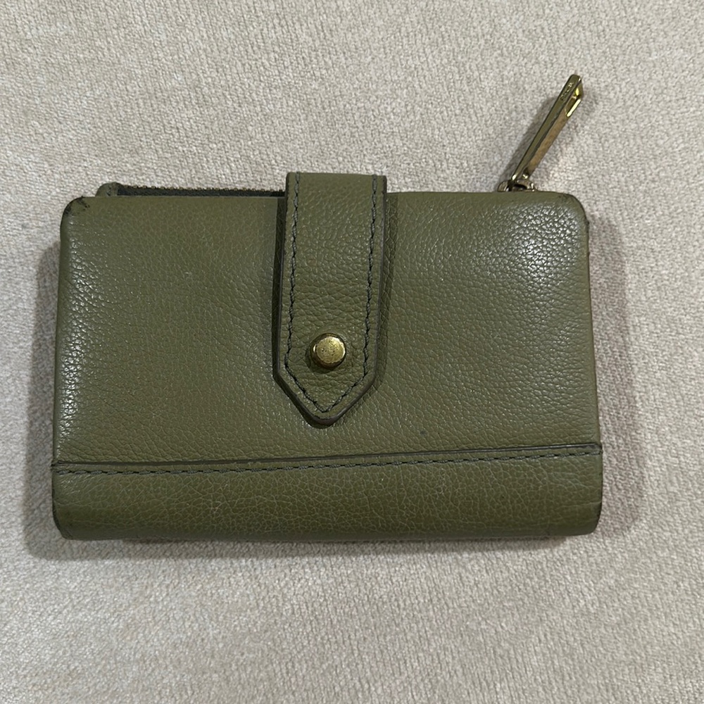 Fossil Dark Green Gold Wallet